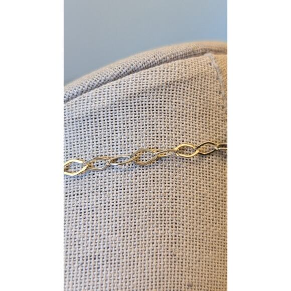 925 Sterling Paw Print Pendant on Thin Woven 925 Silver Italy 16-18" Collar - Picture 5 of 8